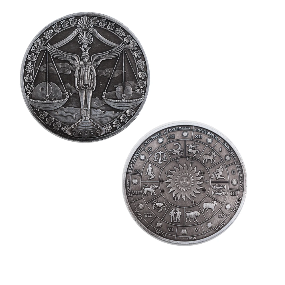 Фестиваль сувенир подарки весы Созвездие металлические монеты Художественный