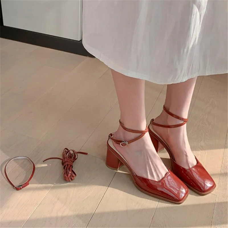 PXELENA/носить тремя способами босоножки из натуральной кожи Женские туфли