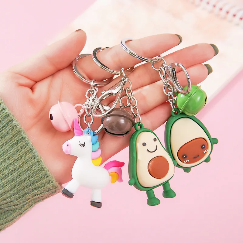 Держатель для ключей с радужным единорогом мужчин и женщин Сумка украшением