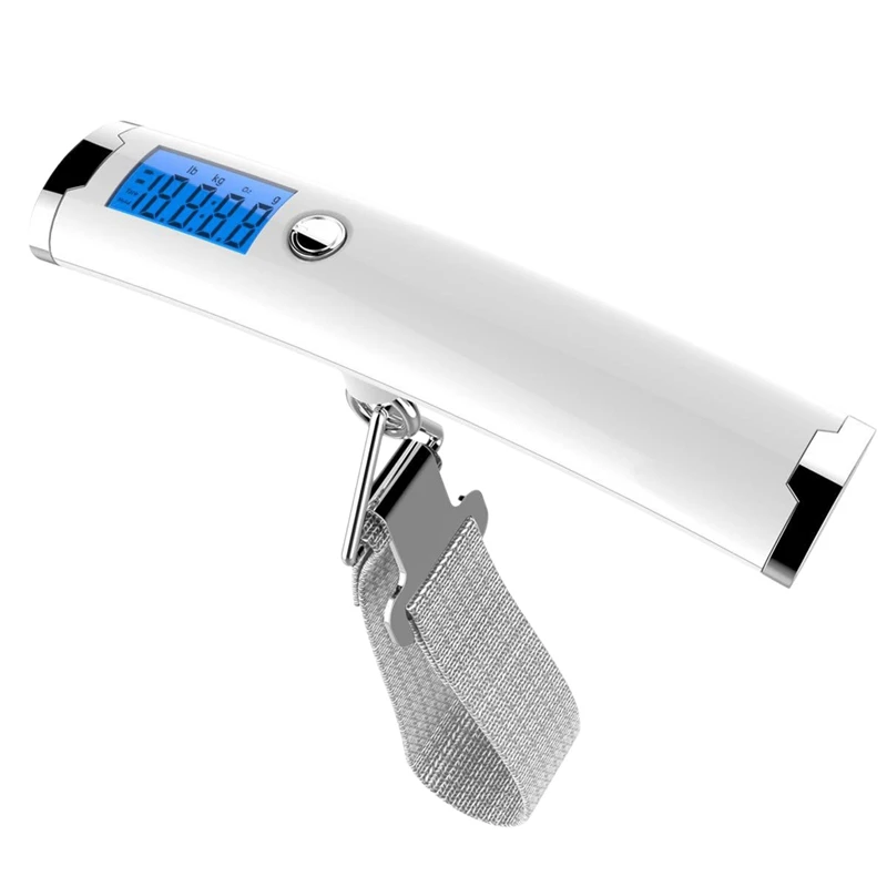 

LED Display Balance Scale Mini Digital Hand Held 50Kg 10G Fish Hook Hanging Scale Electronic Weighing Luggage Scale