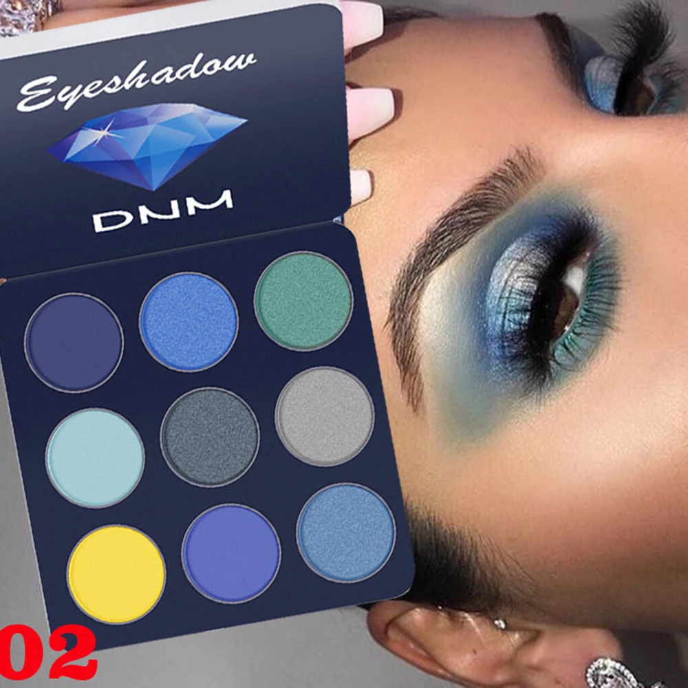 Палитра теней для век палитра макияжа с блестками пигментированная косметика