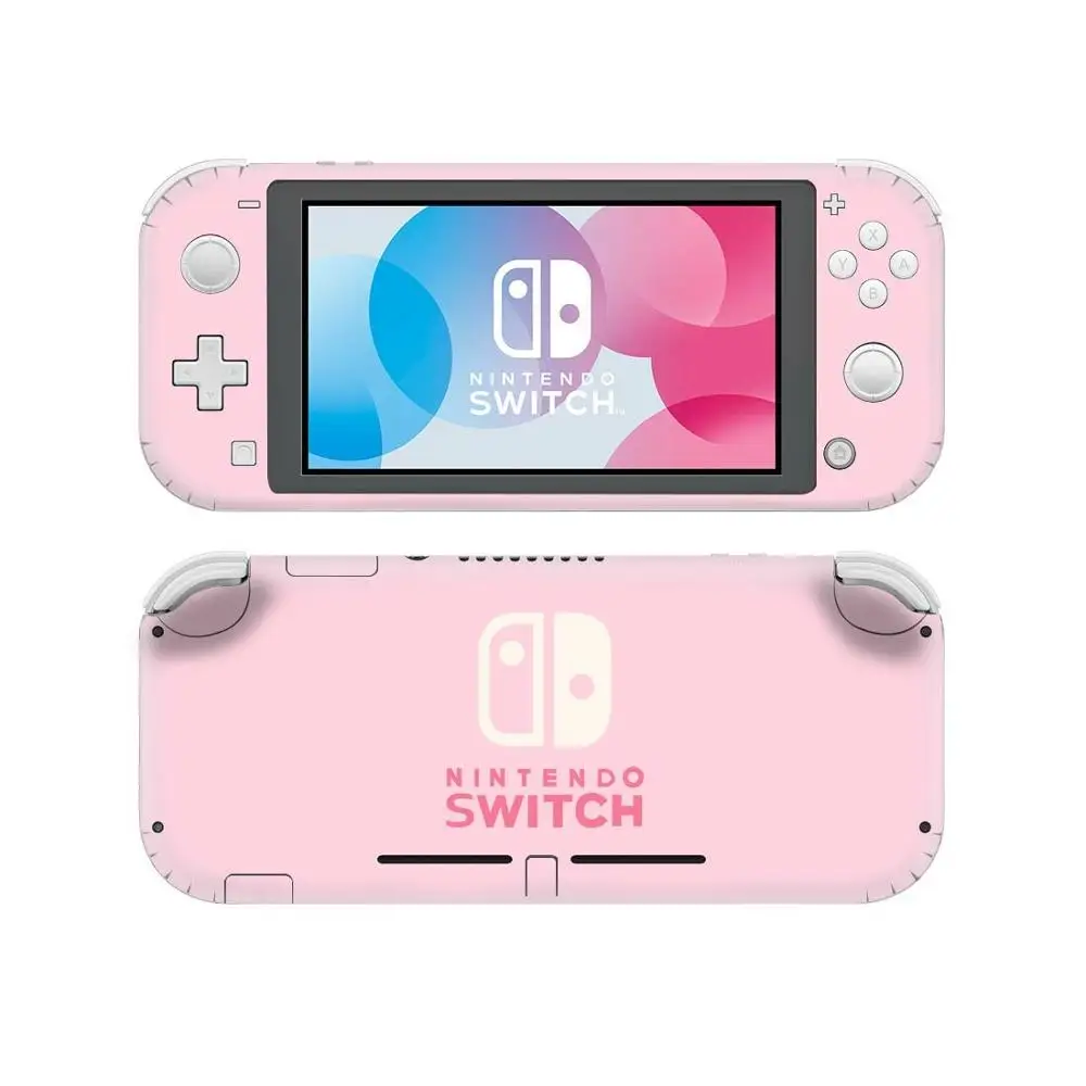 Прозрачная розовая фиолетовая наклейка для Nintendo Switch Lite Защитная Наклейка