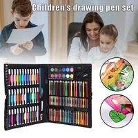 150pcs kids stationery gift drawing painting tool set school educational supplies deluxe art set for children boy girl drawing