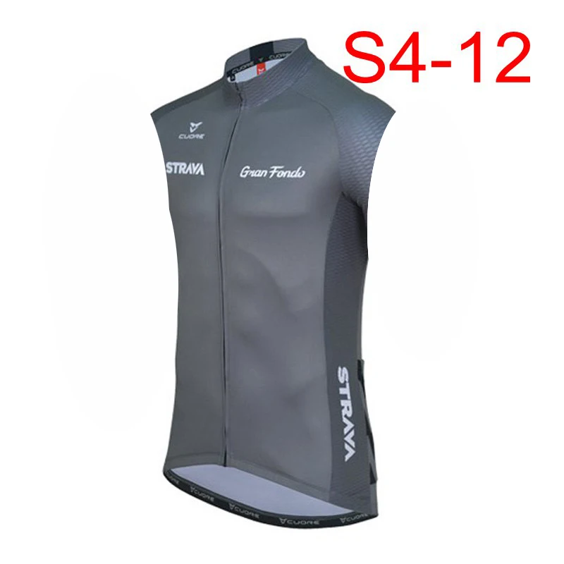 

STRAVA Team Ropa Ciclismo Summer sleeveless cycling jersey Men Quick dry MTB Bike Clothing Racing bicycle shirt Sportwear 121401