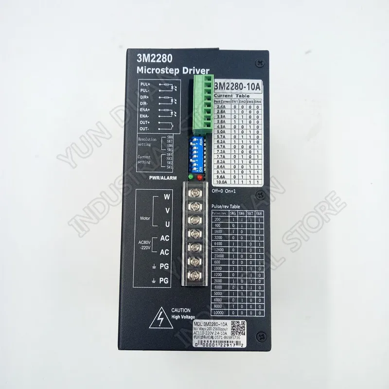 Драйвер 3PH 32 DSP AC18 220V 128 Microstep 10A с охлаждающим вентилятором высокий крутящий момент
