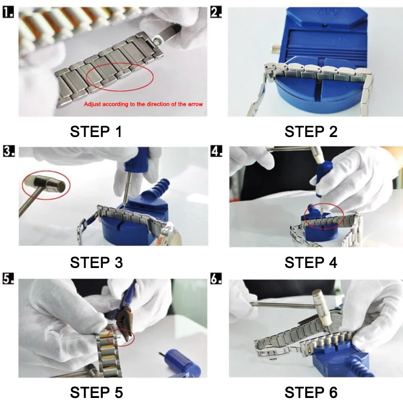 Пластиковый сплиттер для часов из нержавеющей стали инструмент ремонта