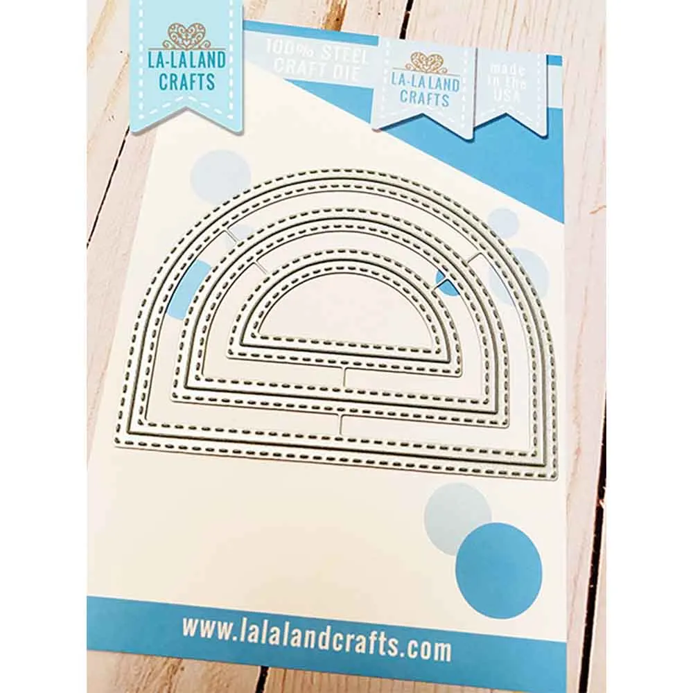 

Double Stitched Dome Cutting Dies Scrapbook Diary Decoration Stencil Embossing Template Diy Greeting Card Handmade Arrival