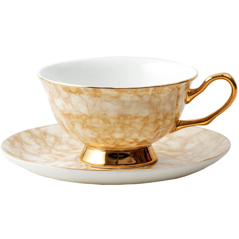 Nordic костяной фарфор чашка с блюдцем Набор Творческий Керамика чашки для молока