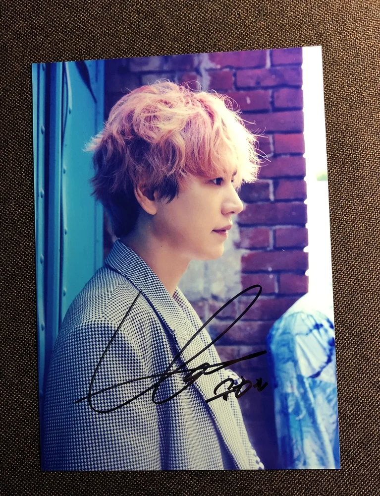 SJ SUPERJUNIOR Super Junior Cho Kyu Hyun фото с автографом TIME SLIP 5*7 19P1 | Дом и сад