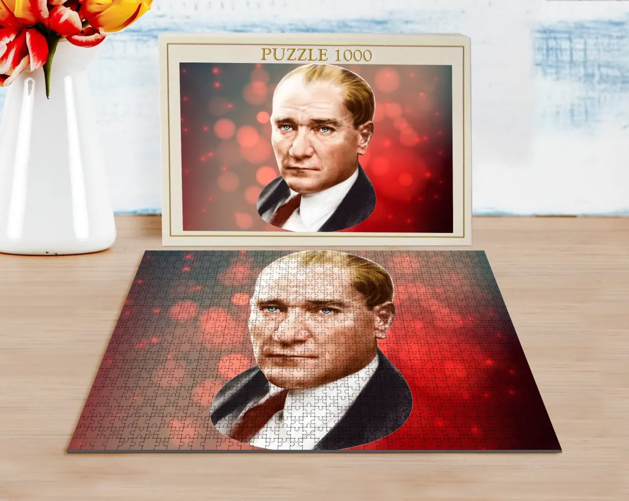 

BK Home Ataturk Designed 1000 Piece Professional Puzzle-10 Modern Convenient Reliable Decoration Gift Quality Design