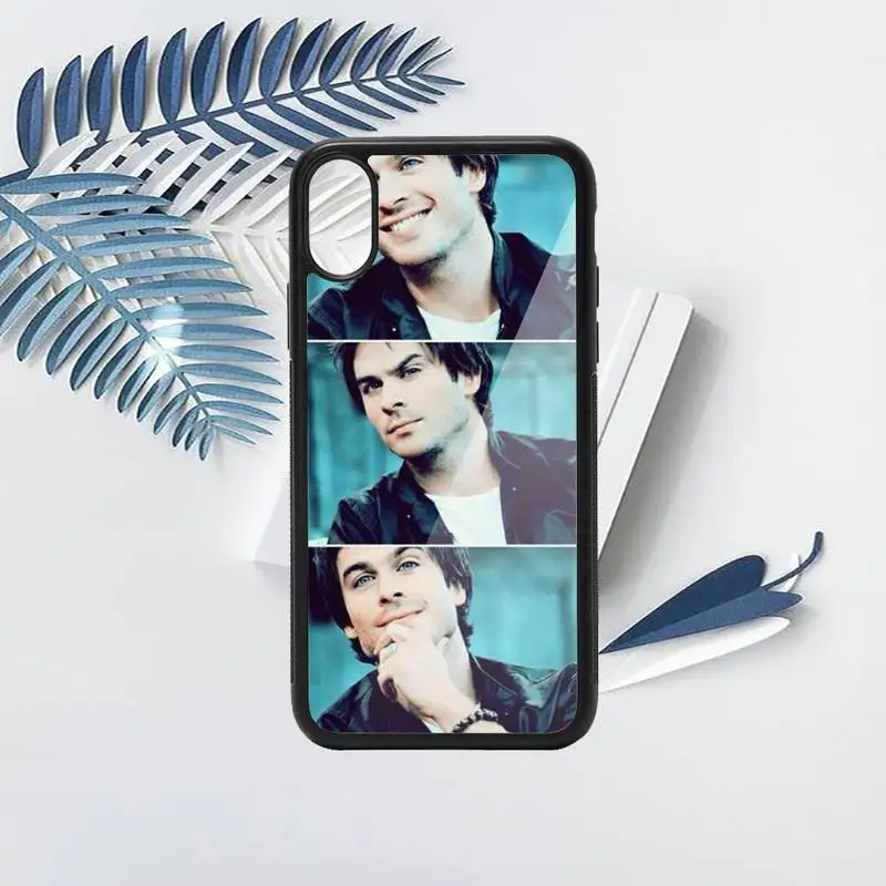 

ian somerhalder The Vampire Diaries Phone Case PC for iPhone 11 12 pro XS MAX 8 7 6 6S Plus X 5S SE 2020 XR