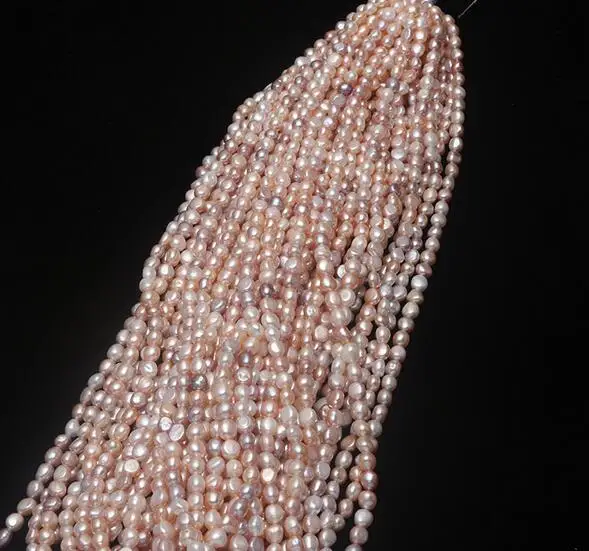 

Jewelry Natural freshwater pearl Baroque with two sides 7-8mm Loose beads necklace bracelet