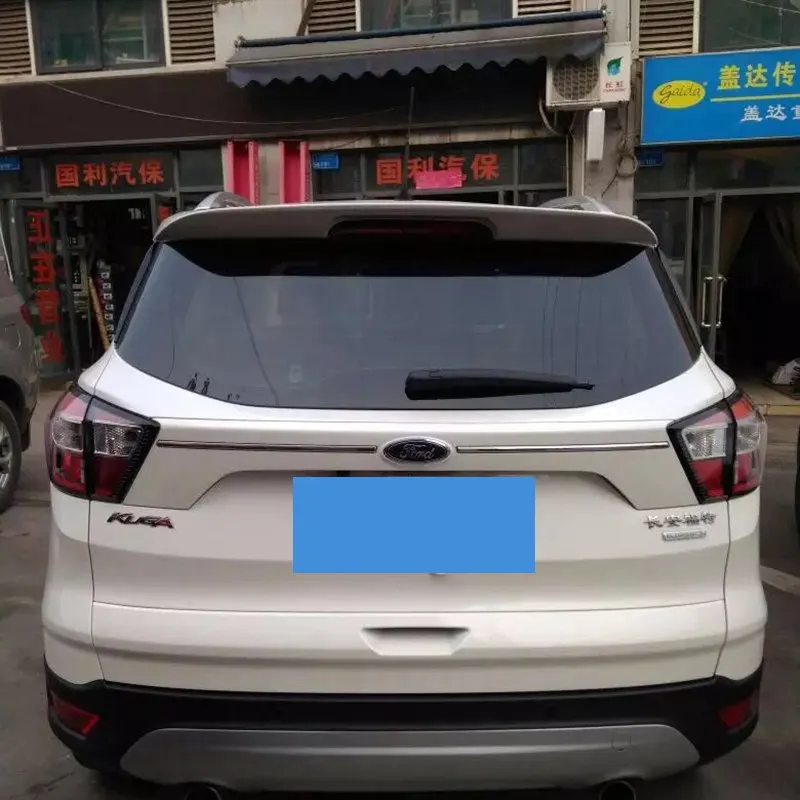 

Использование для Ford Kuga 2013-2018 спойлер АБС-пластик углеродное волокно задний Багажник крыло кузова Аксессуары