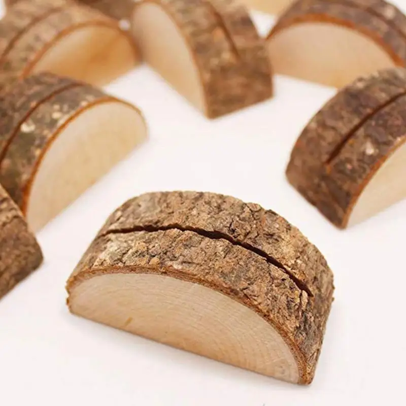 10 шт. деревенский деревянный стол с номером и именем держатель для карт записная