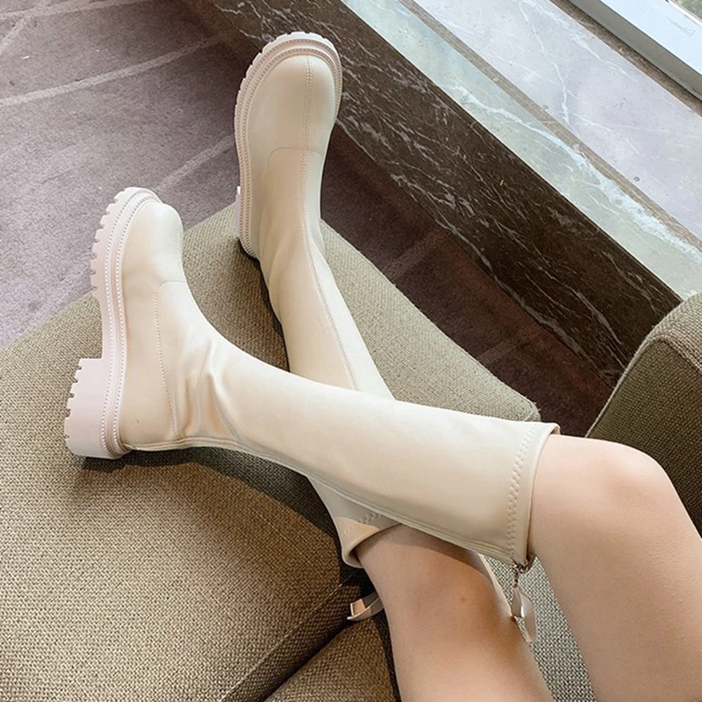 

Sarairis 2021 Hot Sale Stylish Comfortable Shoes Ladies Boots Woman Platform non-slip INS Hot Dropship Trendy Boot Shoes