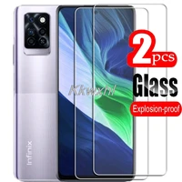 2pcs for infinix note 10 pro high hd tempered glass protective on note10pro note10 10pro nfc x695 phone screen protector film