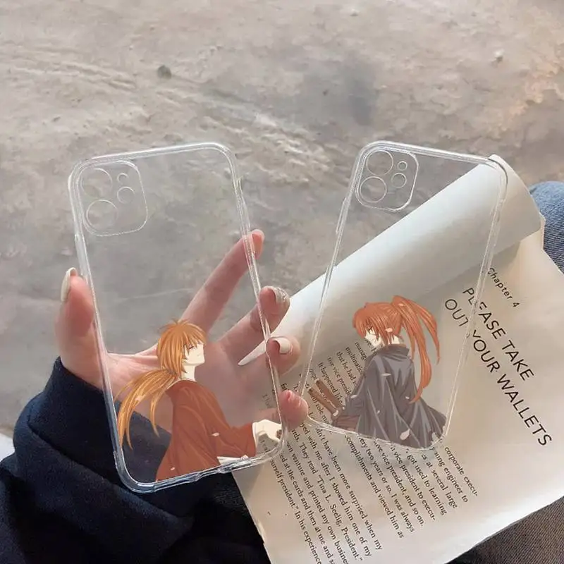 

Yinuoda Rurouni Kenshin Phone Case for iPhone 11 12 13 mini pro XS MAX 8 7 6 6S Plus X 5S SE 2020 XR cover
