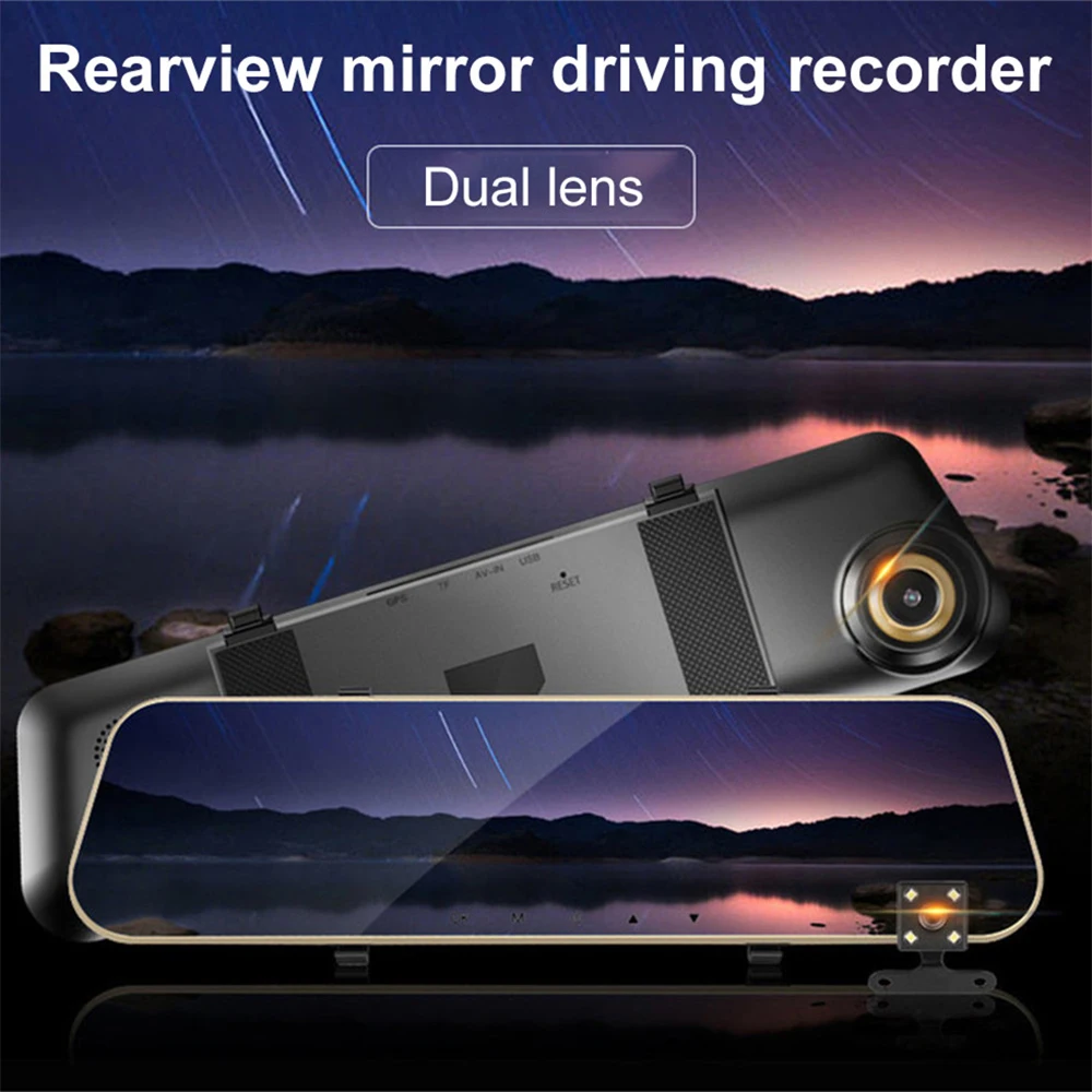 

Камера заднего вида H80, 4,3 дюйма, HD, с двумя объективами, с датчиком движения