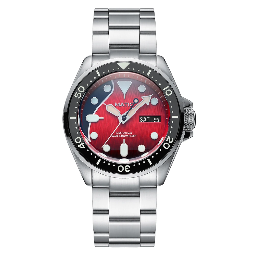 

MATIC WATCH DIVER SE 42mm SII NH36A Mechanical Wristwatches [Red+Black Dial]