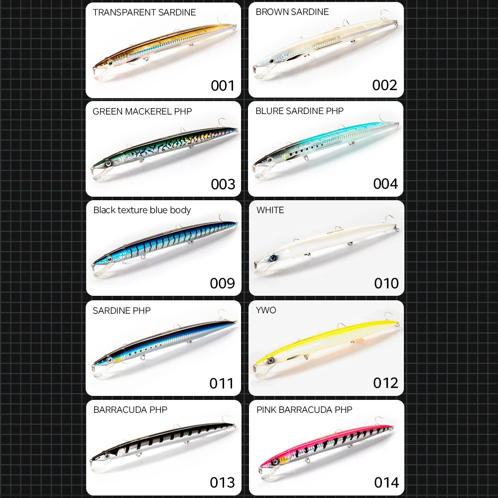 Hunthouse Fishing Jerkbait Lure Minnow Jerkbait Sea Lure Long Casting Minnow Floating Pesca Fishing Tackle Seabass