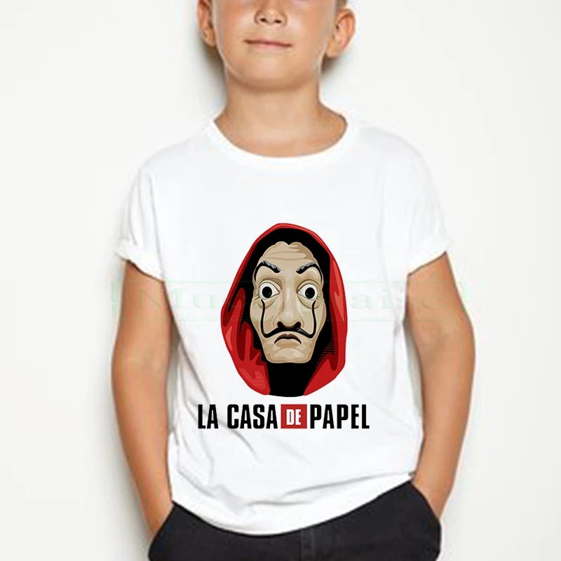 Футболка с надписью The House of Paper футболка Money Heist для девочек La Casa De Papel забавная