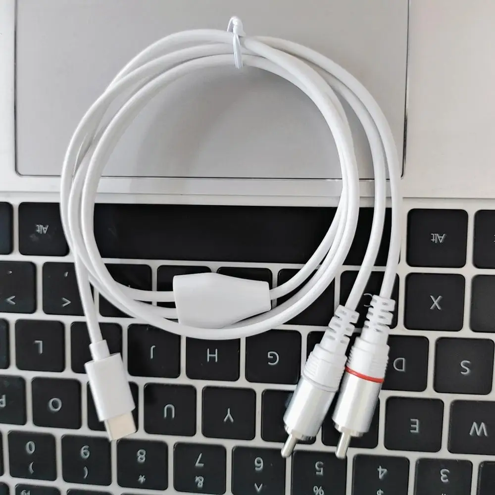1 м 3 фута USB Type C до 2 RCA Jack адаптер кабель для усилителя динамика|Кабели VGA| |