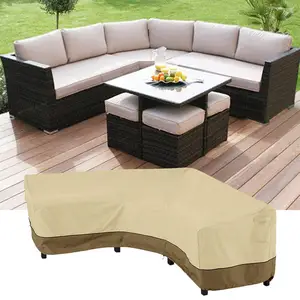 Чехол для мебели, водонепроницаемый, V-образный, для сада, патио, пляжа, защита от дождя, снега, пыли, 420D, Оксфорд