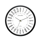 Креативные Круглые Настенные часы с 24-часовым циферблатом и рамкой 12 дюймов для гостиной