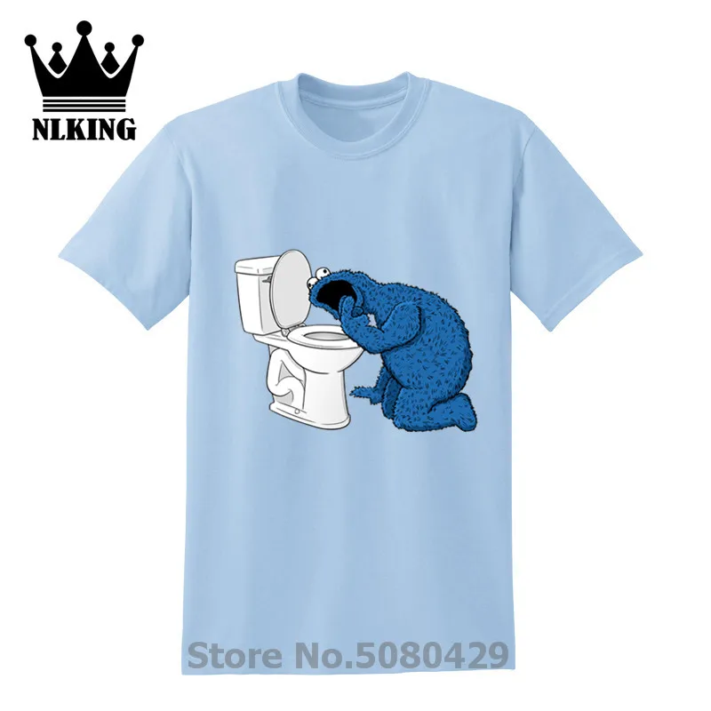 Футболка для мужчин с изображением кукообразного монстра короткая Новинка