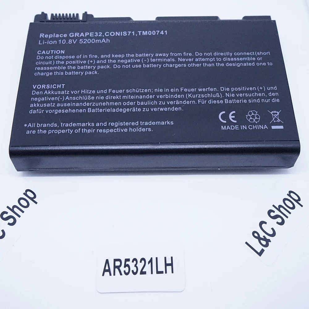 Тетрадь Аккумуляторный блок для ноутбука Замена для acer Extensa 5220-100508Mi 5220-101G08Mi 5220-1A1G12 5220-1A1G16 5220-200508