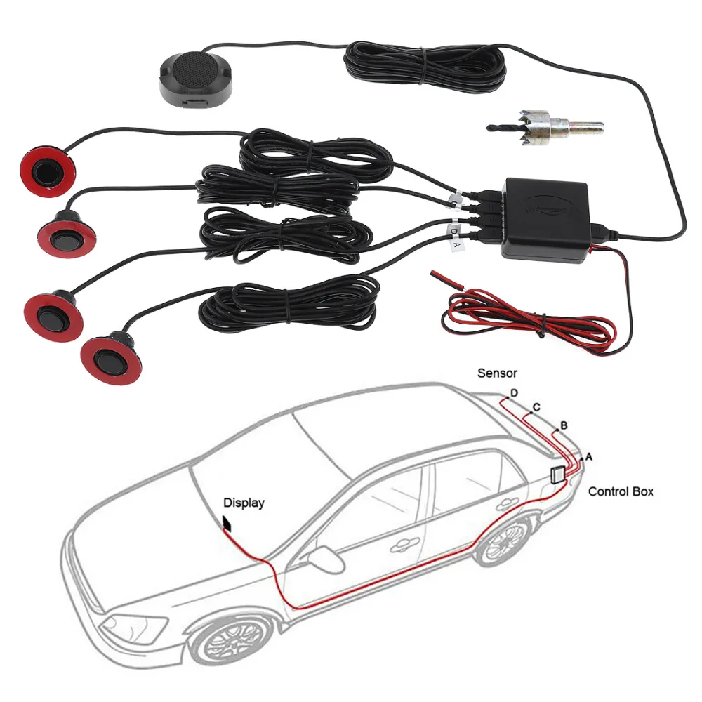 4 дюйма черный серебристый белый 16 5 мм автомобильный оригинальный плоский датчик