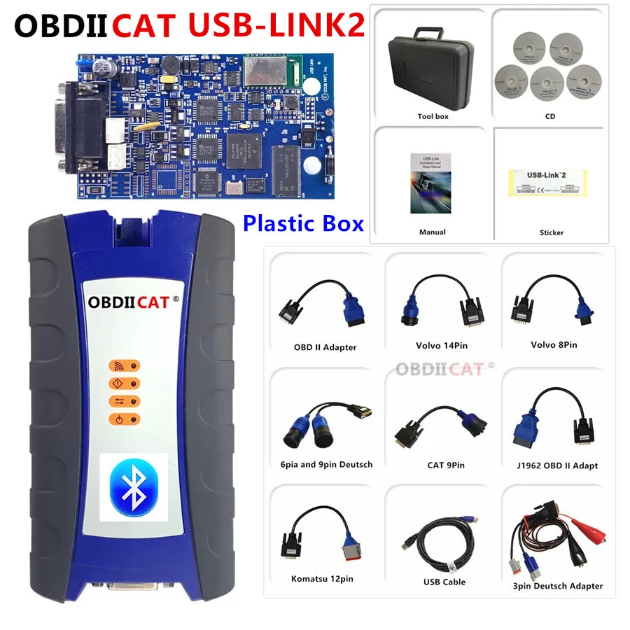 125032 USB Link грузовик диагностировать со всеми установщиков Bluetooth Дополнительно