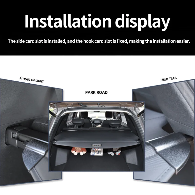 For Hyundai Ix 35 Tucson TL 2015-2021 Car Cargo Cover Trunk Parcel Shelf Material Curtain Rear Racks Accessories Interior | Автомобили и