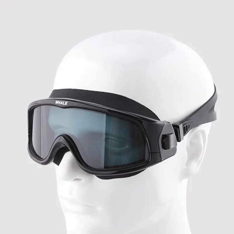 Очки для плавания с зеркальными/прозрачными линзами мужчин и женщин удобные