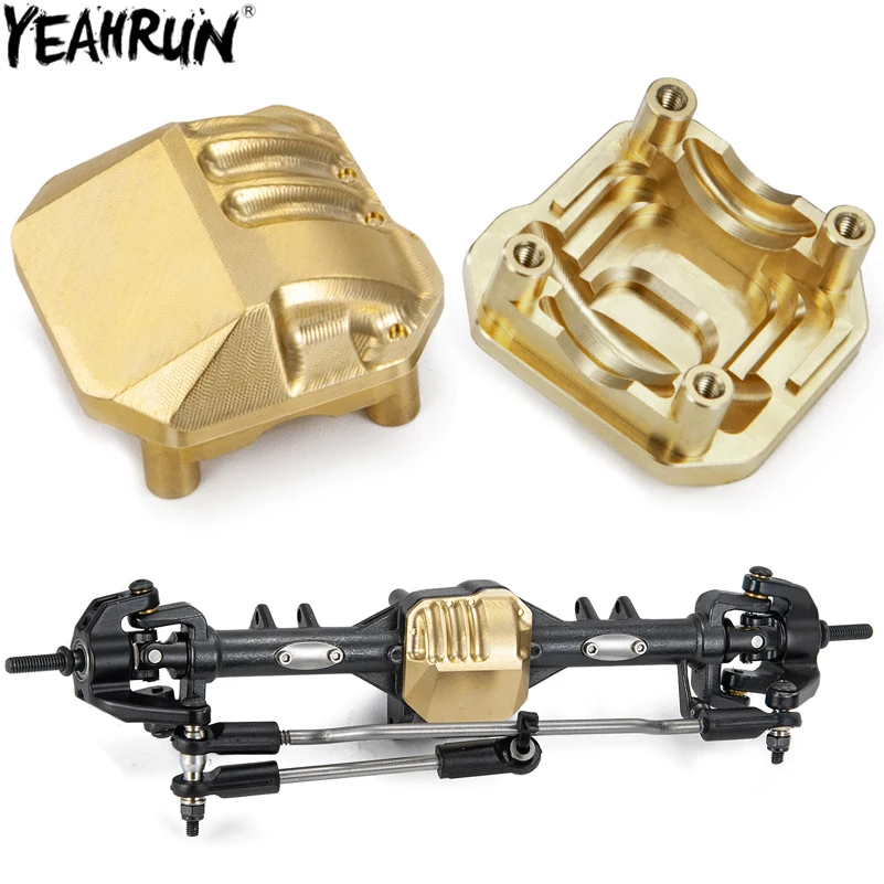 

Кожух для портального моста YEAHRUN SCX10, латунный противовес, 34 г, для радиоуправляемого гусеничного автомобиля 1:10, осевой SCX10
