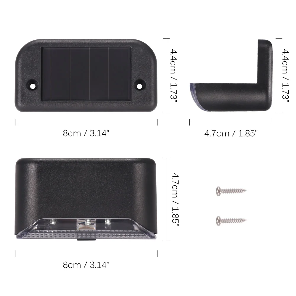 3 шт./10 шт. светодиодный светильник на солнечной энергии наружный батарее