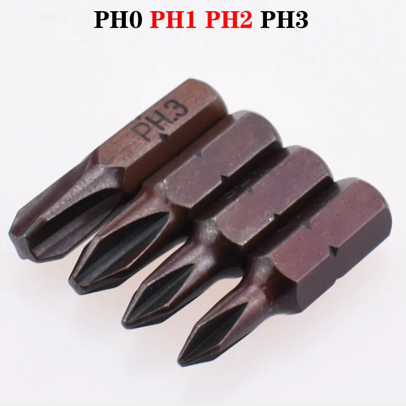 Отвертка Philips магнитная, 25 мм, 1/4 Отвертка Philips магнитная, 25 мм, 1/4