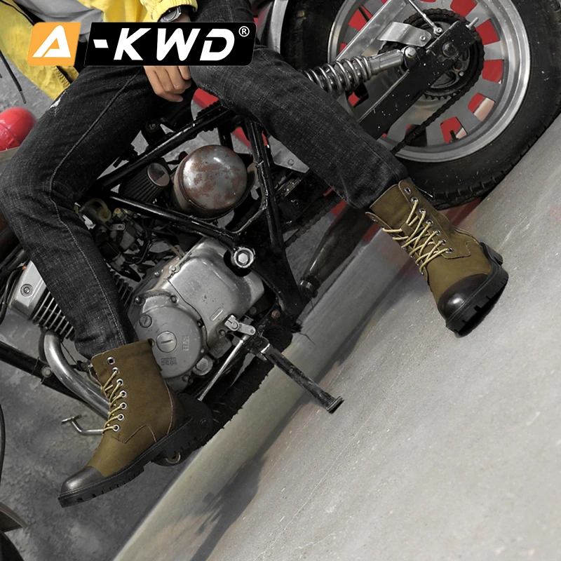 Модная обувь; коллекция года; Botas Invierno Hombre; высокие мотоциклетные ботинки цвета хаки; мужские зимние ботинки на меху черного цвета; мужские ботинки на молнии сбоку; 37-47