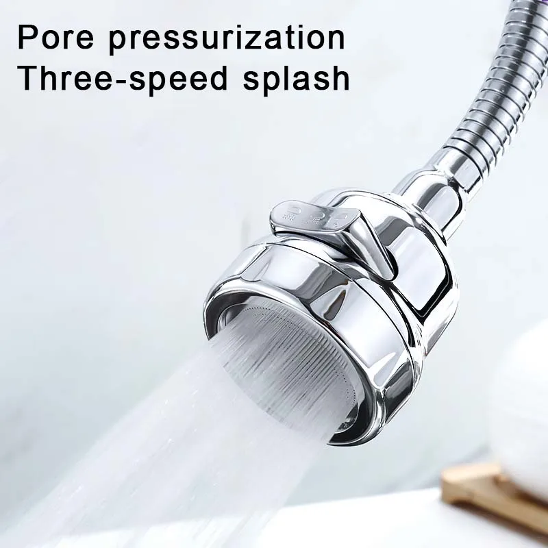 Распылитель на кран с вращением 360 градусов для смесителя 3 режима экономия воды