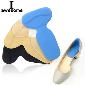 1 пара гель Уход за ногами ортопедическая стелька новый Т-образный силиконовый слой против скольжения Подушка пятки протектор туфли с вкладышем стельки