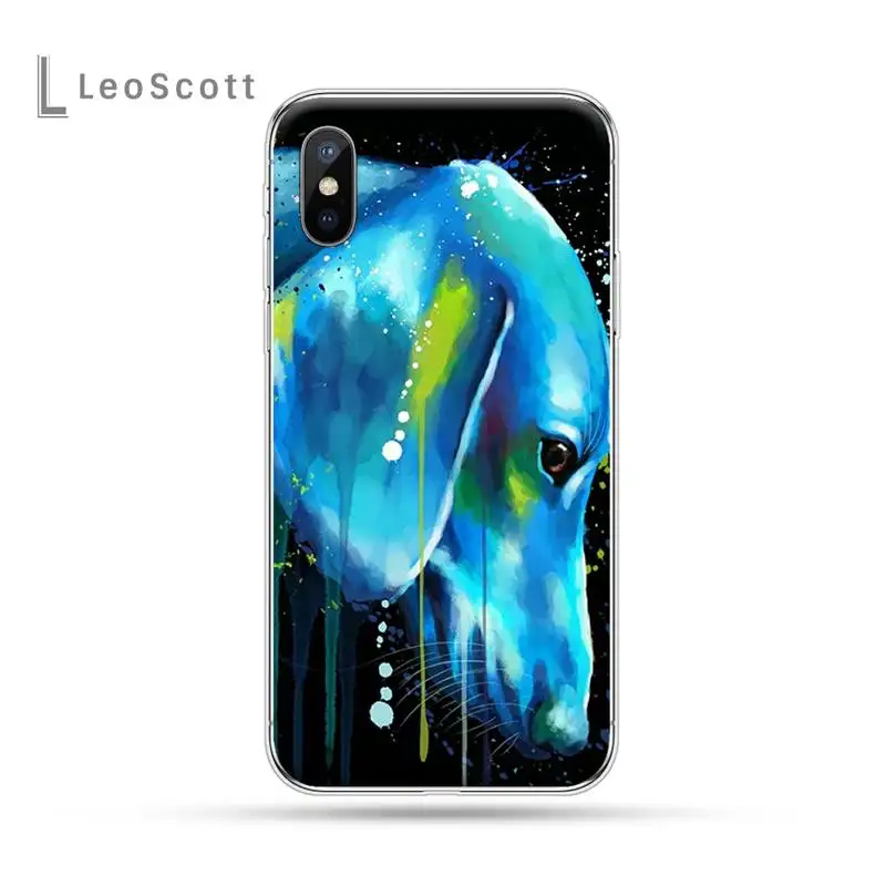 

Dachshund Silhouette Dog high quality Anti-fall Phone Case For iphone 12 5 5s 5c se 6 6s 7 8 plus x xs xr 11 pro max
