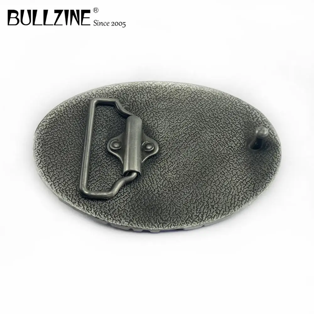 В Bullzine Родео пряжки ремня с оловянной отделкой FP-02628 подходит для детей на возраст