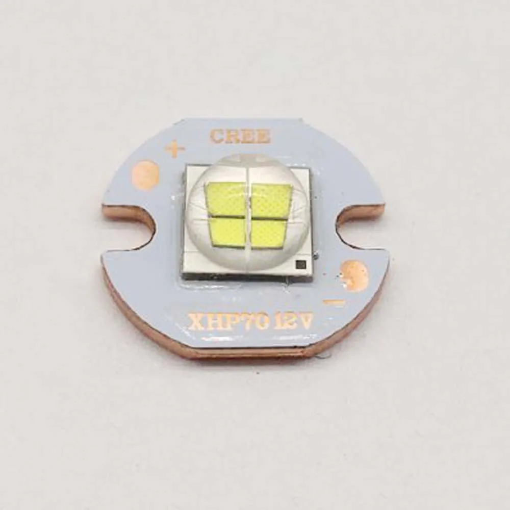 1 шт. 7070 20W 6V 12V светодиодный заменить Cree XLamp XHP70.2 XHP50.2 излучатель холодный White6500K