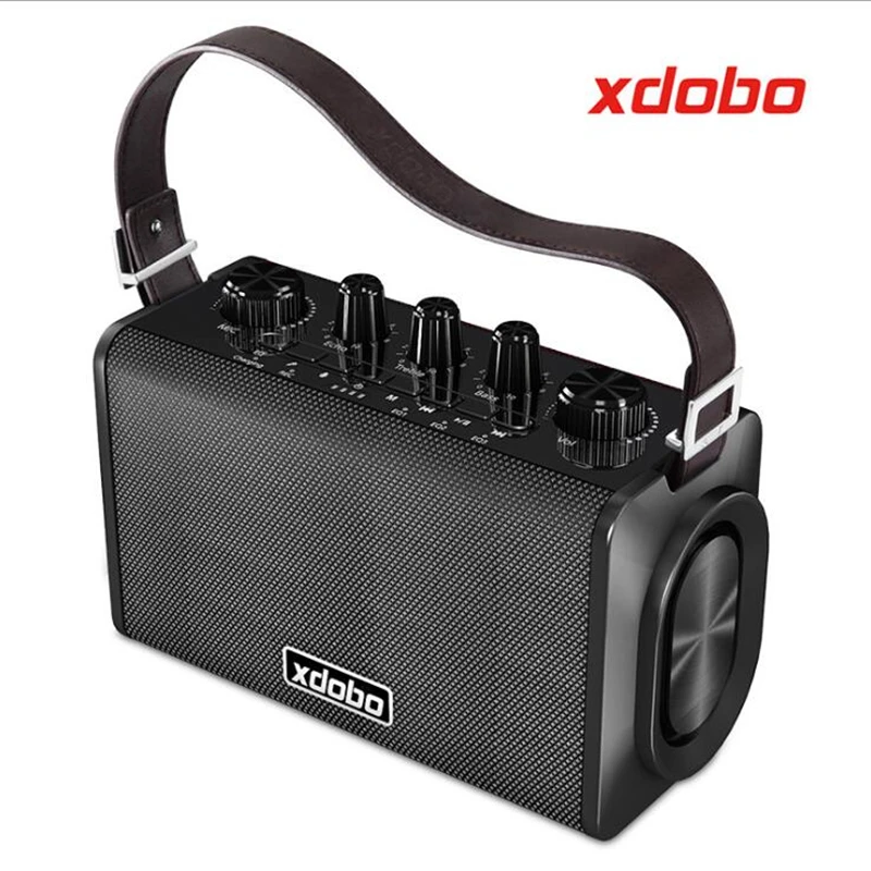 Xdobo Беспроводная колонка Bluetooth 60 Вт с высокой мощностью, устойчивая к воде для использования на открытом воздухе, сабвуфер с объемным стерео звуком 3D Surround System Caixa de som On.