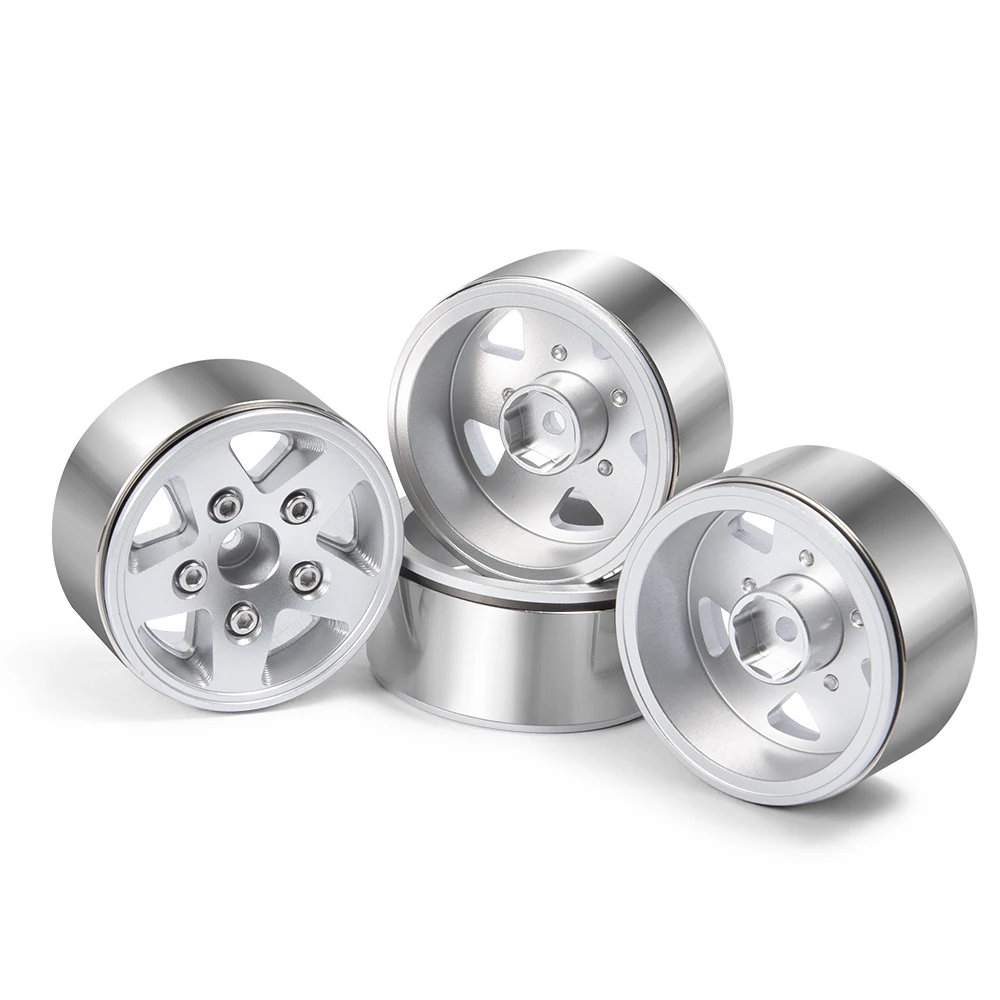 AXSPEED 4 шт. металлический сплав 1 9 дюйма обод колеса Beadlock для 1/10 SCX10 90046 Traxxas TRX-4 CC01 D90