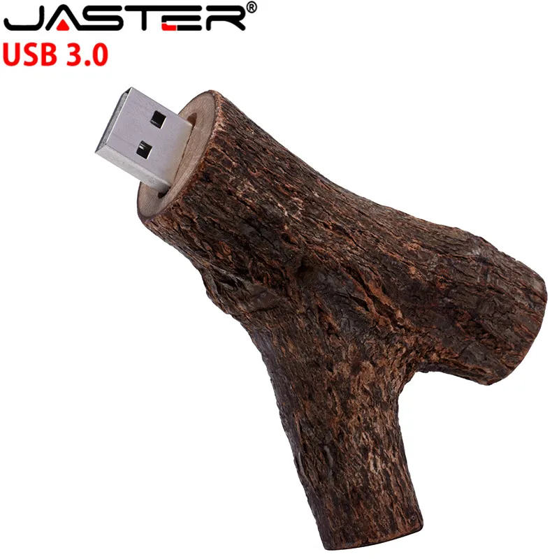 JASTER usb 3 0 деревянный филиал стиль флэш накопитель 4 ГБ 8 16 32 Деревянный флешка|USB