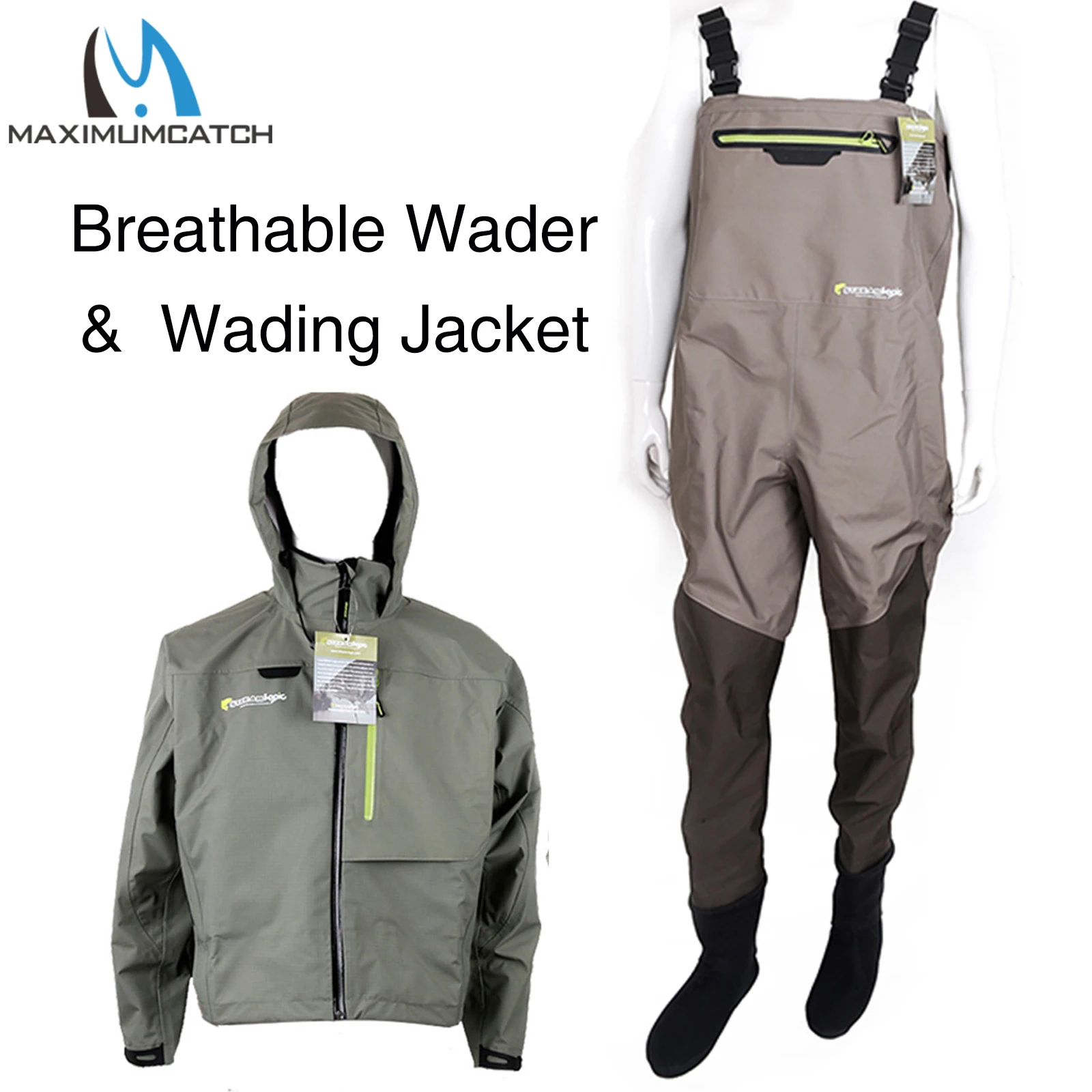 Брюки Maximumcatch легкие дышащие водонепроницаемые уличные чулки для рыбалки