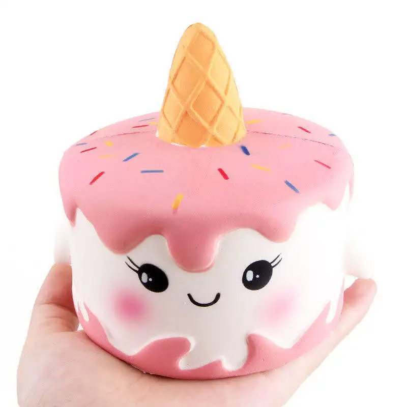 

Мультяшная настольная игра с изображением торта, мягкая медленно восстанавливающая форму крем-духи, уход за сжимаемая игрушка-антистресс