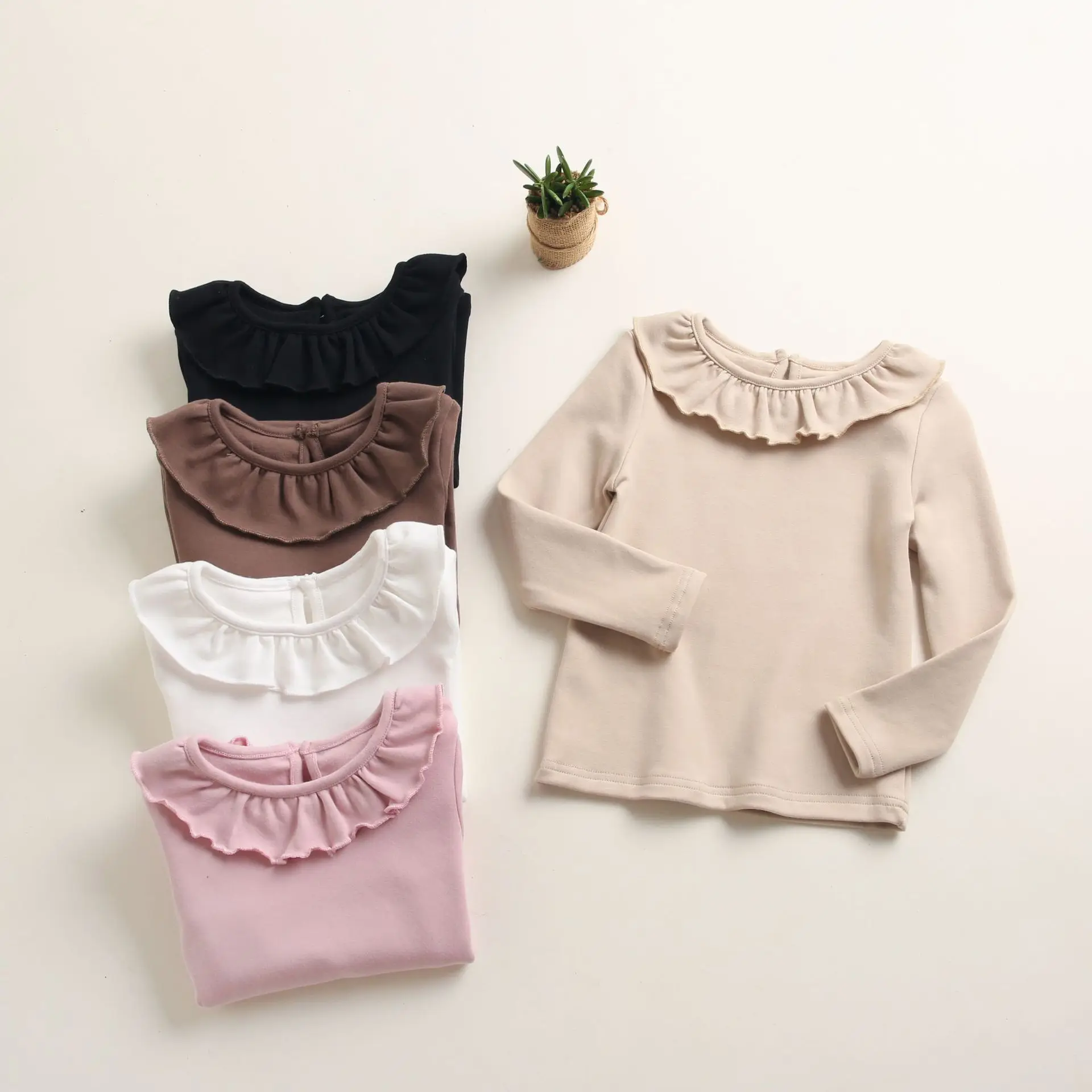 

Children's T-Shirt XXX Boys And Girls Clothes Long Sleeve Bottoming Shirt Spring Autumn Kids Tops Cotton