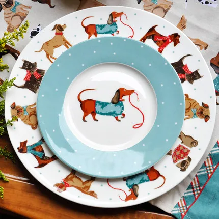 Британская Изысканная костяного фарфора десертные тарелки королевская